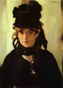 Ritratto della pittrice Berthe Morisot, soggetto di tanti suoi quadri